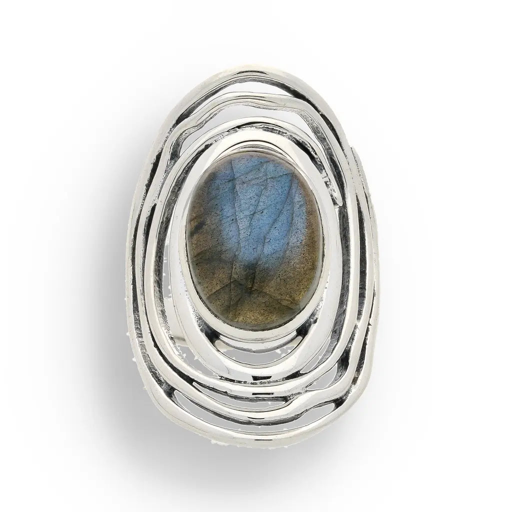 Buy your Shimmering Secrets: Sterling Silver Labradorite Ring online now or in store at Forever Gems in Franschhoek, South Africa