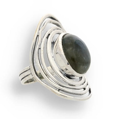 Buy your Shimmering Secrets: Sterling Silver Labradorite Ring online now or in store at Forever Gems in Franschhoek, South Africa