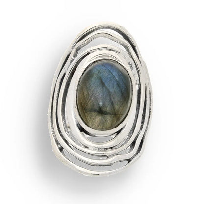 Buy your Shimmering Secrets: Sterling Silver Labradorite Ring online now or in store at Forever Gems in Franschhoek, South Africa