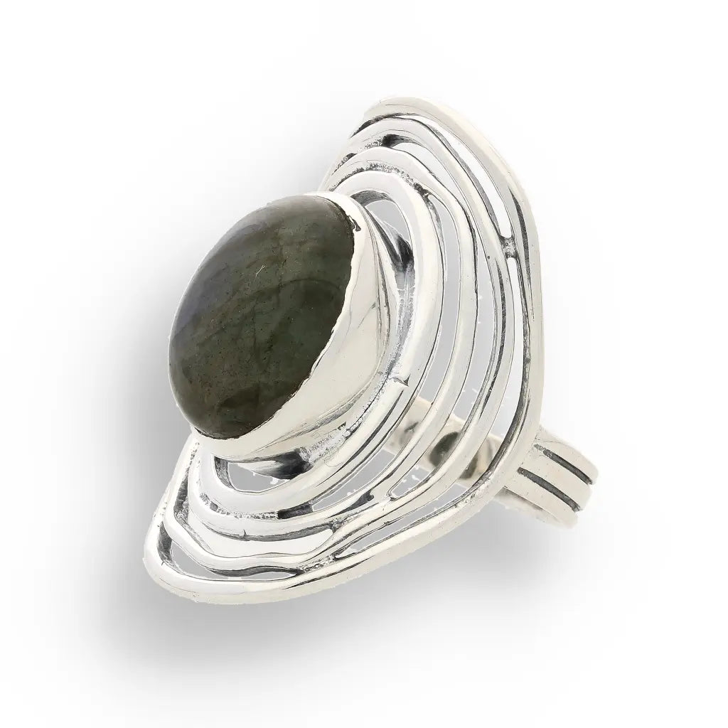 Buy your Shimmering Secrets: Sterling Silver Labradorite Ring online now or in store at Forever Gems in Franschhoek, South Africa