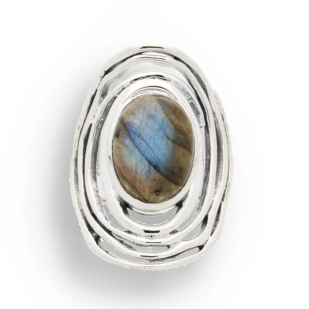 Buy your Shimmering Secrets: Sterling Silver Labradorite Ring online now or in store at Forever Gems in Franschhoek, South Africa