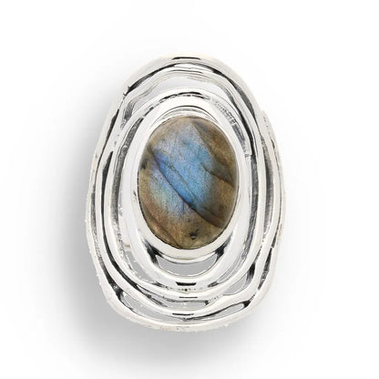 Buy your Shimmering Secrets: Sterling Silver Labradorite Ring online now or in store at Forever Gems in Franschhoek, South Africa