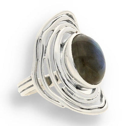 Buy your Shimmering Secrets: Sterling Silver Labradorite Ring online now or in store at Forever Gems in Franschhoek, South Africa