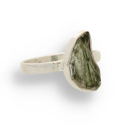 Buy your Cosmic Embrace: Sterling Silver Moldavite Ring online now or in store at Forever Gems in Franschhoek, South Africa