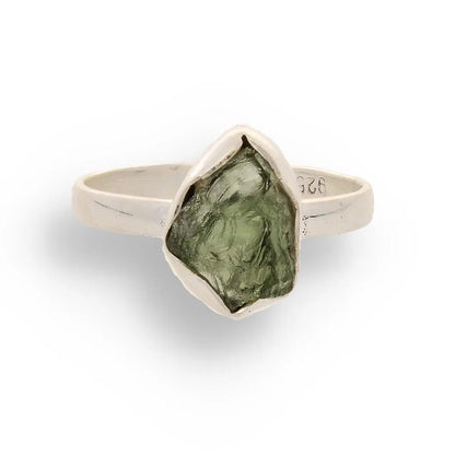 Buy your Cosmic Embrace: Sterling Silver Moldavite Ring online now or in store at Forever Gems in Franschhoek, South Africa