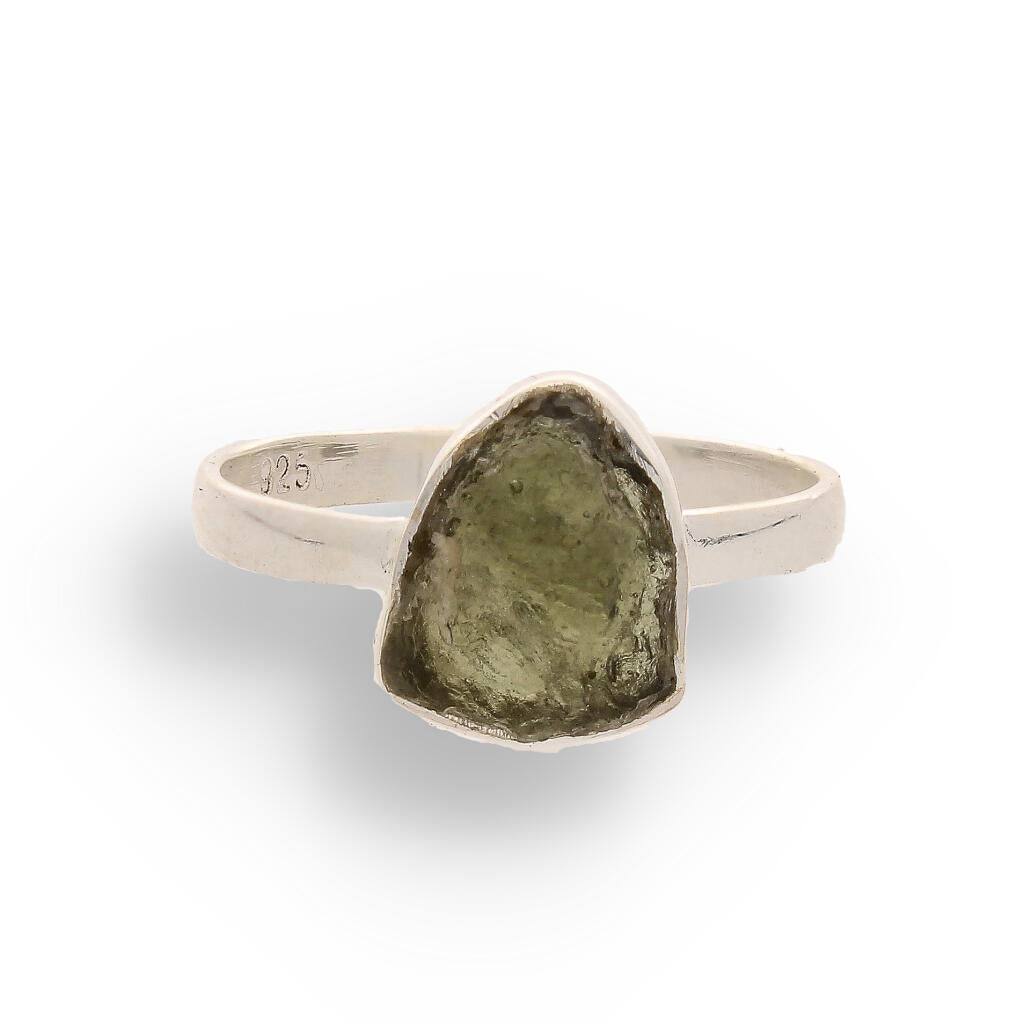 Buy your Cosmic Embrace: Sterling Silver Moldavite Ring online now or in store at Forever Gems in Franschhoek, South Africa