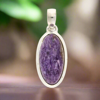 Charoite Charm: A Pendant with Purpose