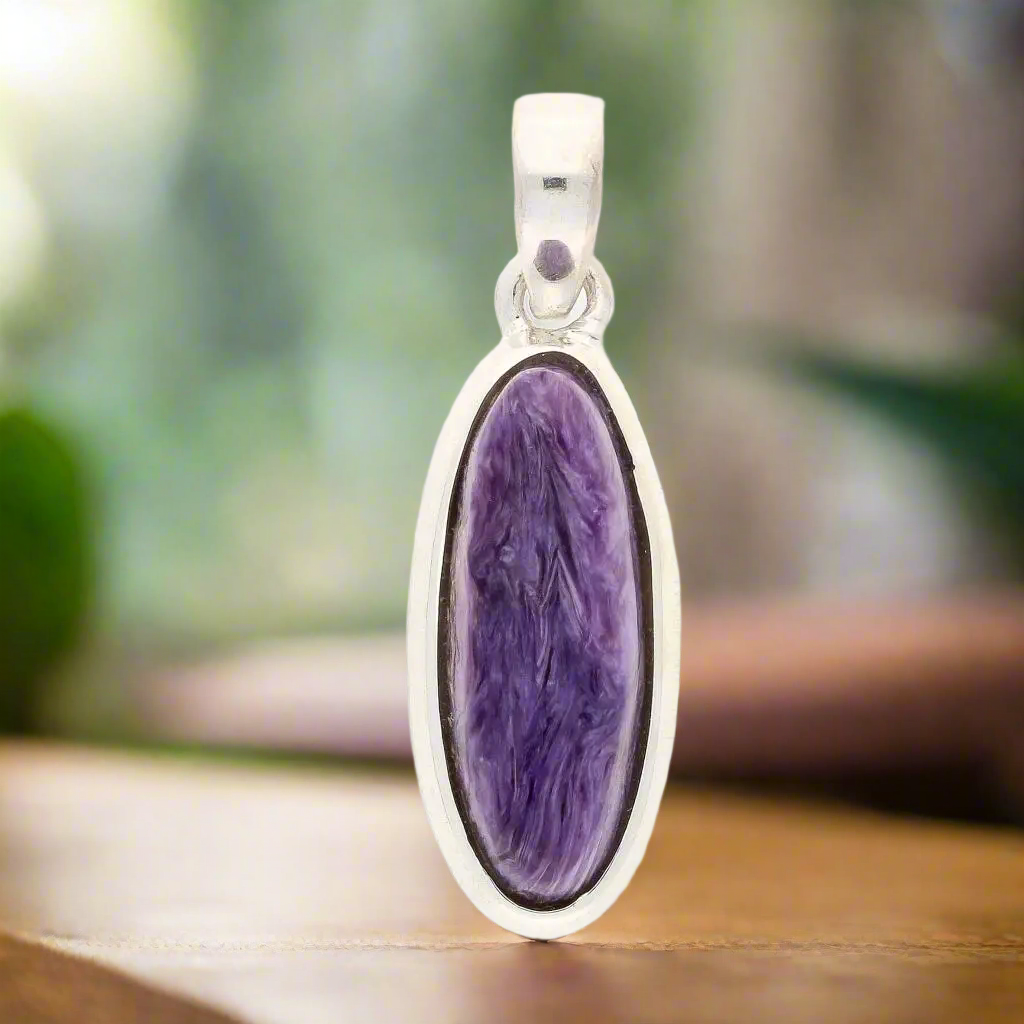 Charoite Charm: A Pendant with Purpose