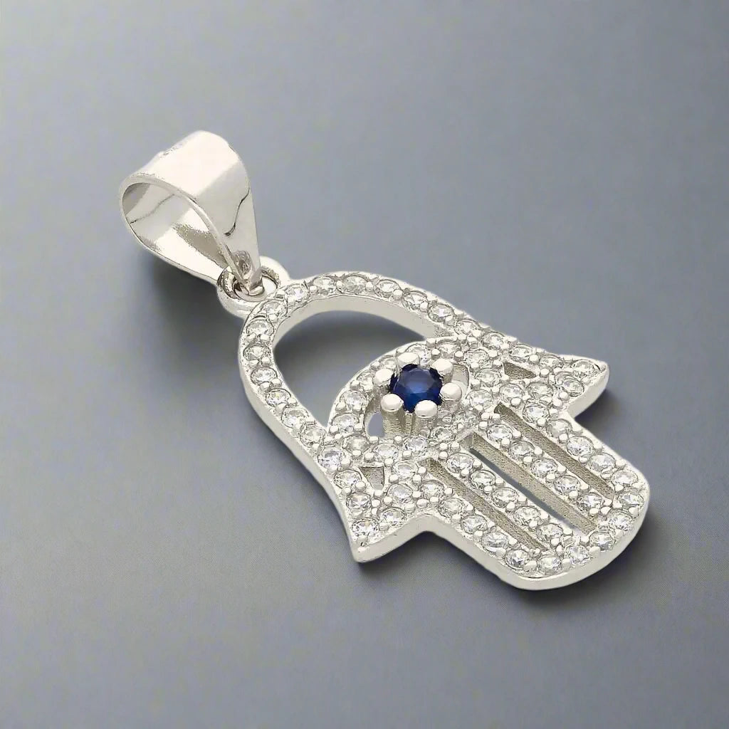 Buy your Shimmering Hamsa Charm of Protection online now or in store at Forever Gems in Franschhoek, South Africa