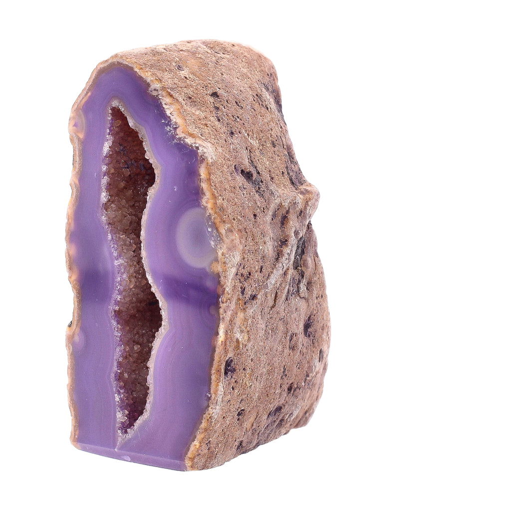 Buy your Agate Geode Purple online now or in store at Forever Gems in Franschhoek, South Africa