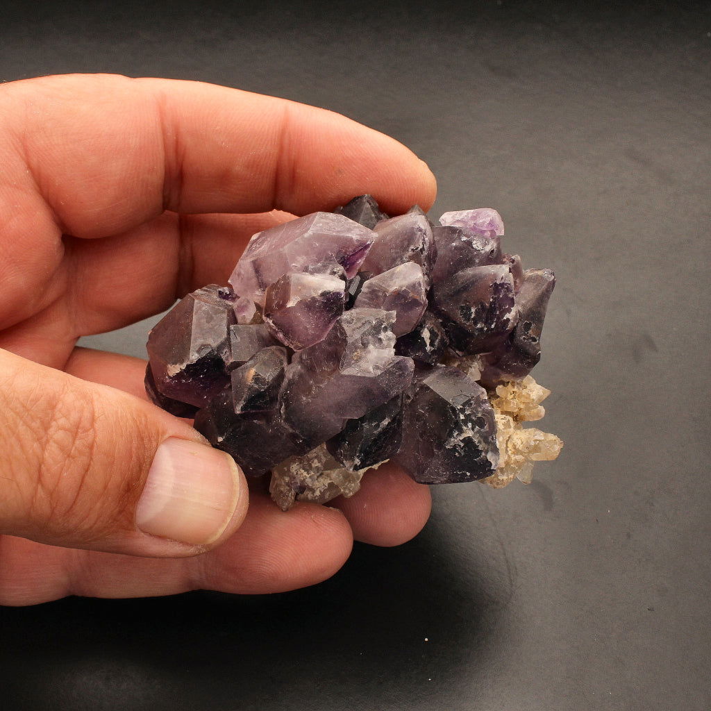 Buy your Amethyst Cluster on Quartz Crystal Cluster online now or in store at Forever Gems in Franschhoek, South Africa