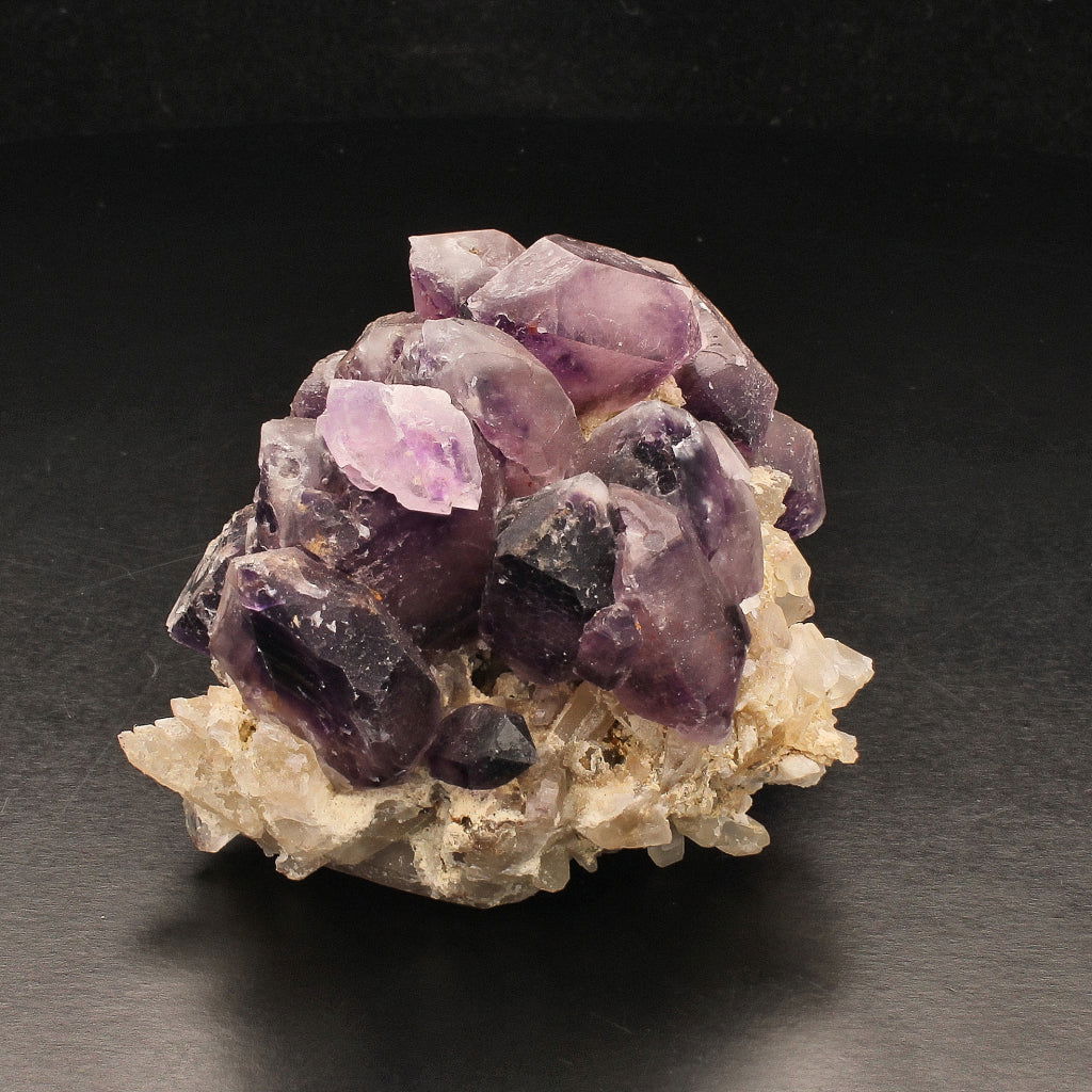 Buy your Amethyst Cluster on Quartz Crystal Cluster online now or in store at Forever Gems in Franschhoek, South Africa