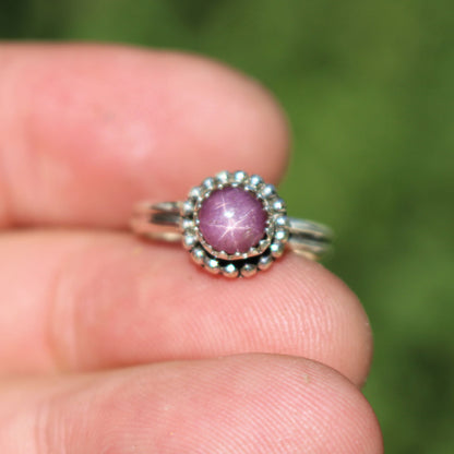 Buy your Astral Star Ruby Sterling Silver Ring online now or in store at Forever Gems in Franschhoek, South Africa