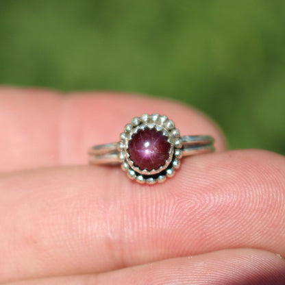 Buy your Astral Star Ruby Sterling Silver Ring online now or in store at Forever Gems in Franschhoek, South Africa