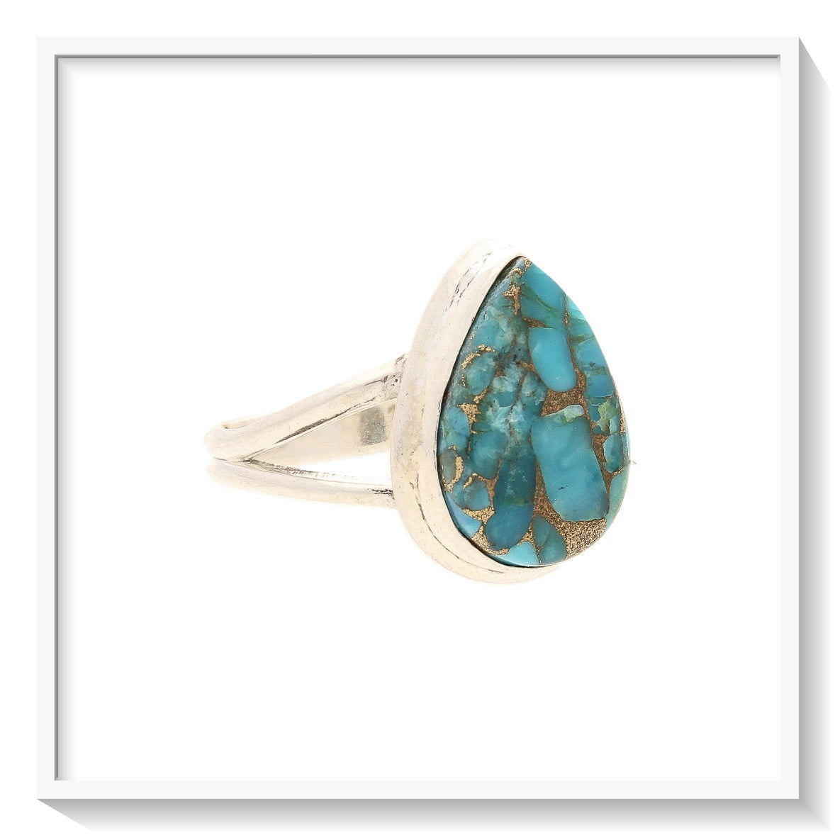 Buy your Bohemian Rhapsody: Copper Turquoise Sterling Silver Ring online now or in store at Forever Gems in Franschhoek, South Africa