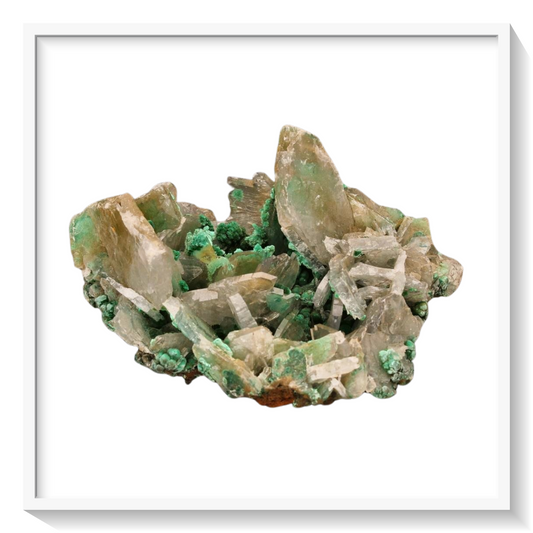 Get your Cabinet Size Baryte and Malachite from Forever Gems