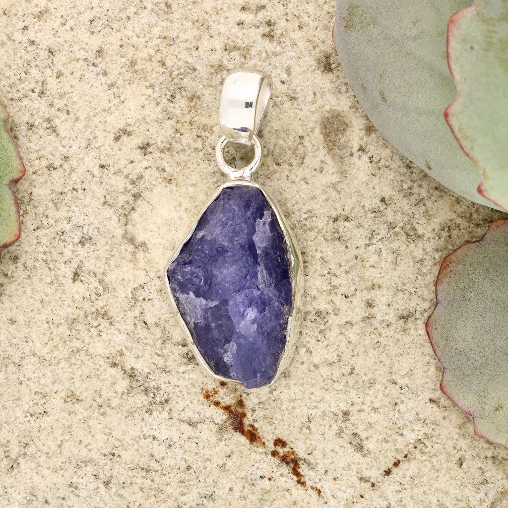 Buy your Elemental Aura Rough Tanzanite Necklace online now or in store at Forever Gems in Franschhoek, South Africa