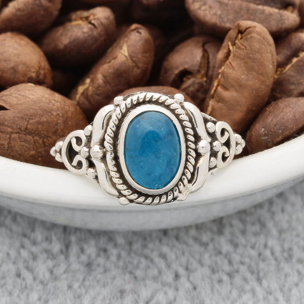 Buy your Enduring Grace Sterling Silver Apatite Ring online now or in store at Forever Gems in Franschhoek, South Africa