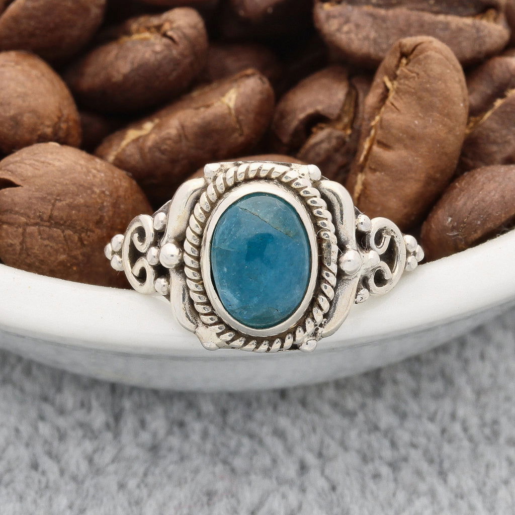 Buy your Enduring Grace Sterling Silver Apatite Ring online now or in store at Forever Gems in Franschhoek, South Africa