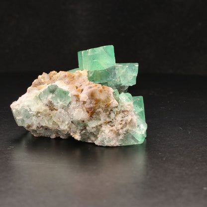 Buy your Fluorite Octahedra on Quartz (Riemvasmaak) online now or in store at Forever Gems in Franschhoek, South Africa