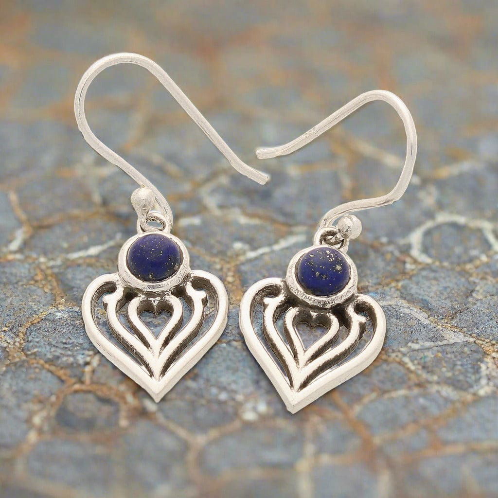 Buy your Inner Heart Lapis Lazuli Sterling Silver Dangle Earring online now or in store at Forever Gems in Franschhoek, South Africa