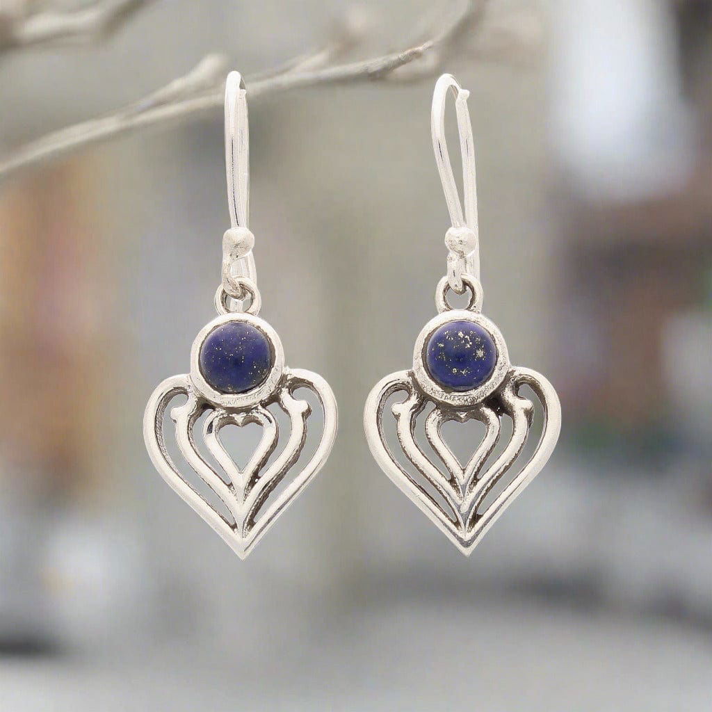 Buy your Inner Heart Lapis Lazuli Sterling Silver Dangle Earring online now or in store at Forever Gems in Franschhoek, South Africa