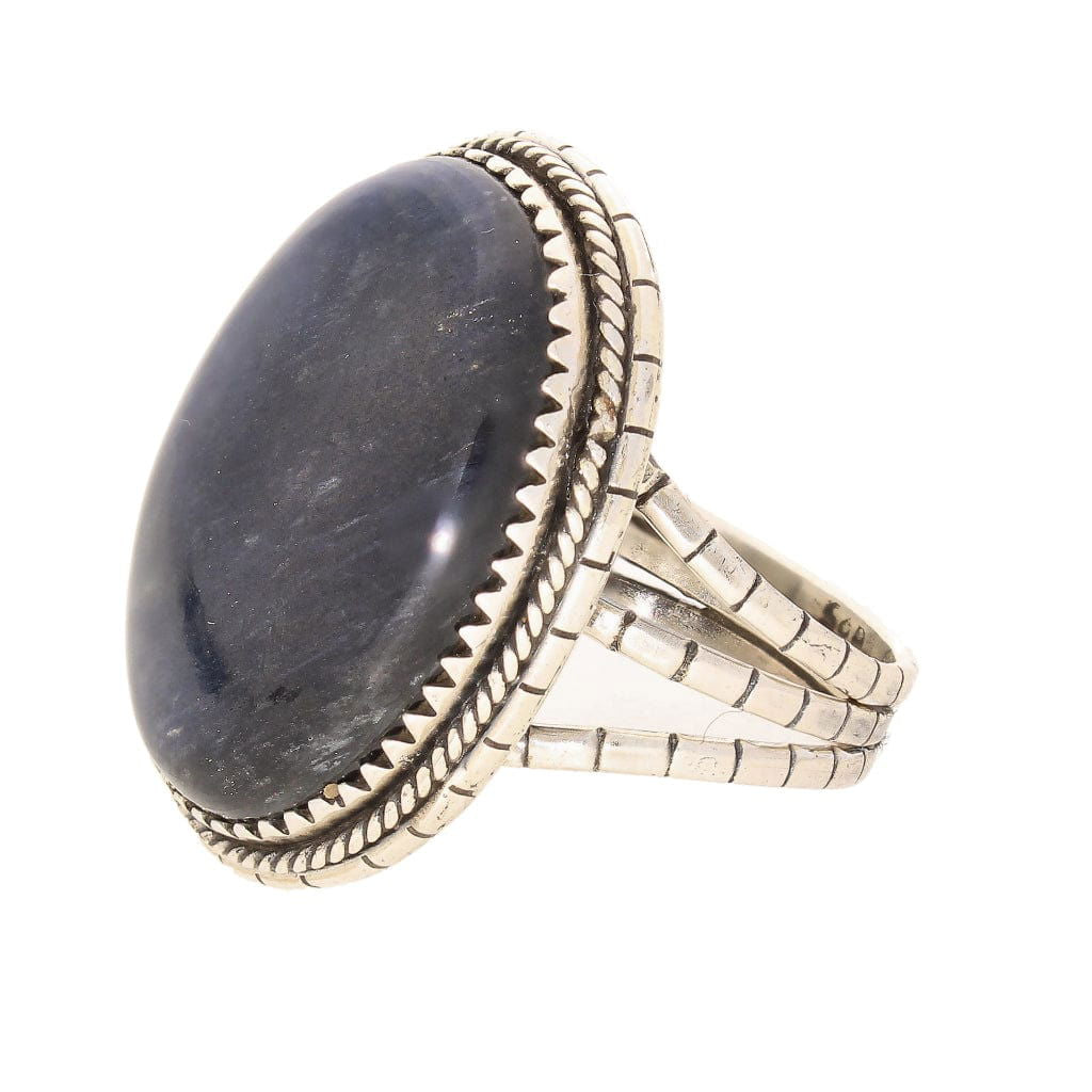 Buy your Labradorite Dreams: Handcrafted Sterling Silver Ring Set on Tri-Band Texture online now or in store at Forever Gems in Franschhoek, South Africa