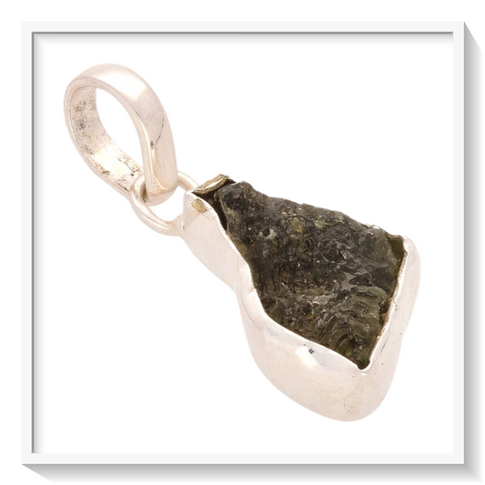 Buy your Mystical Muse: Moldavite Pendant for the Modern Mystic online now or in store at Forever Gems in Franschhoek, South Africa