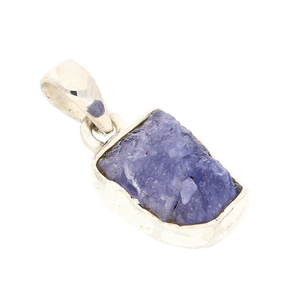 Buy your Nature's Treasures: Raw Tanzanite Sterling Silver Necklace online now or in store at Forever Gems in Franschhoek, South Africa