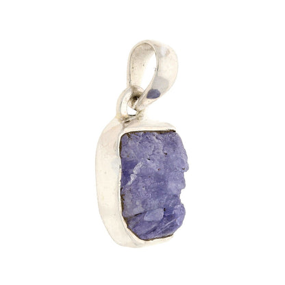 Buy your Nature's Treasures: Raw Tanzanite Sterling Silver Necklace online now or in store at Forever Gems in Franschhoek, South Africa