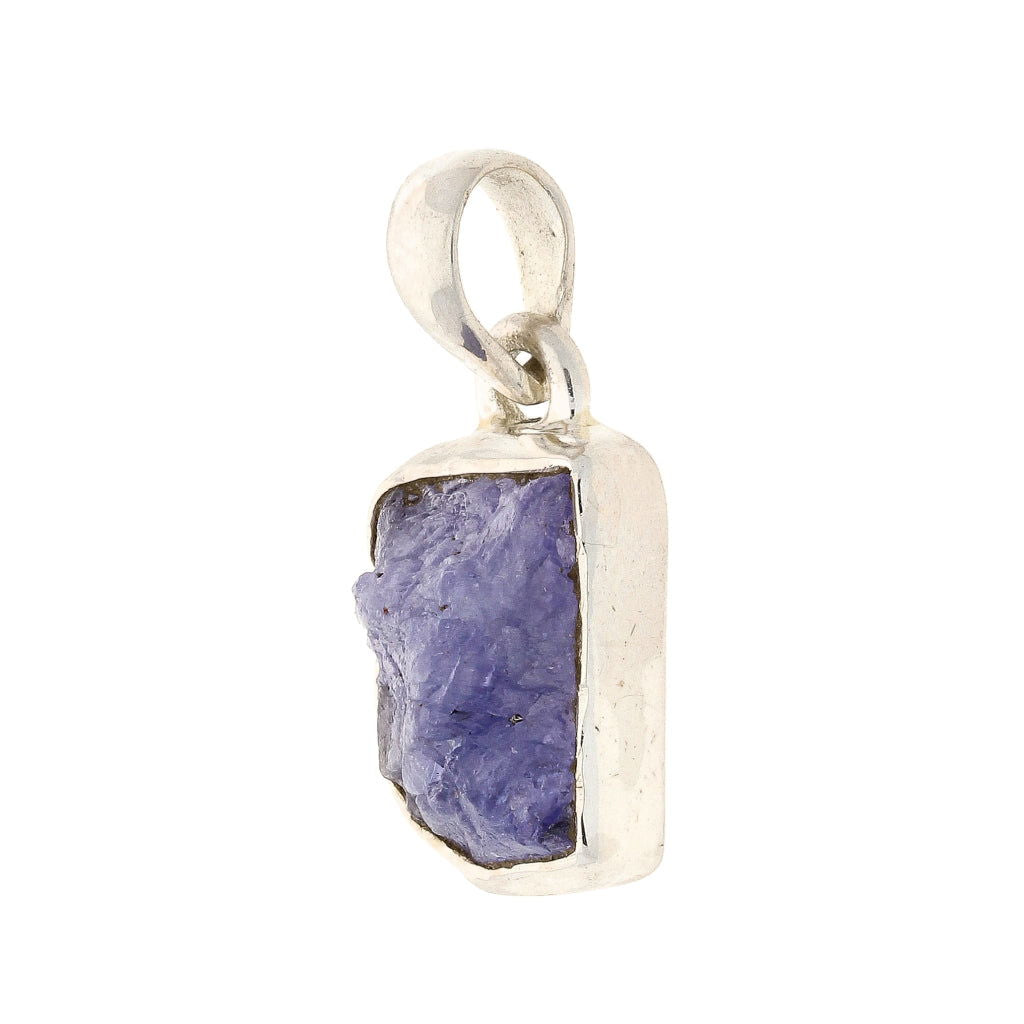 Buy your Nature's Treasures: Raw Tanzanite Sterling Silver Necklace online now or in store at Forever Gems in Franschhoek, South Africa