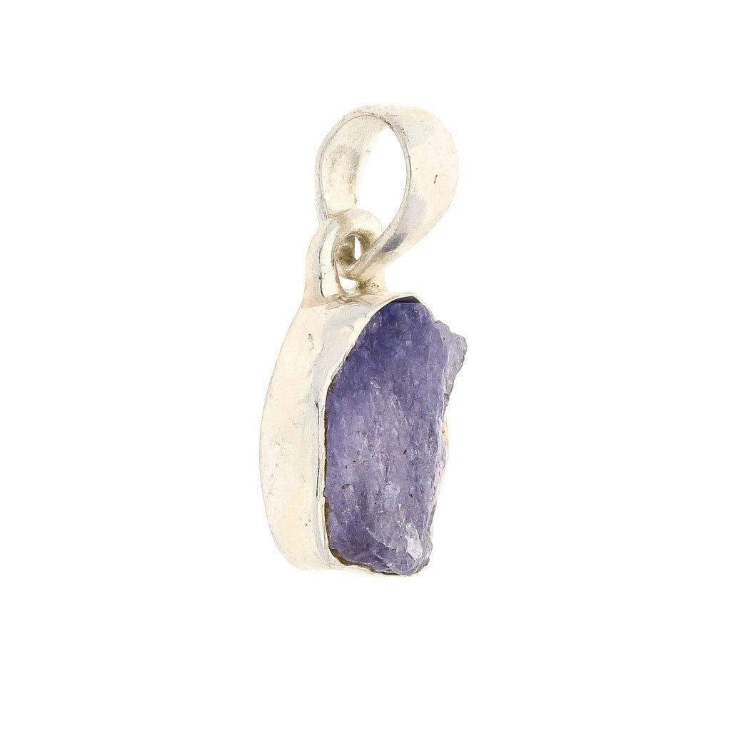 Buy your Nature's Treasures: Raw Tanzanite Sterling Silver Necklace online now or in store at Forever Gems in Franschhoek, South Africa