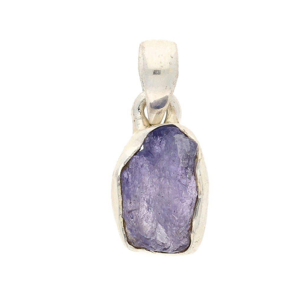 Buy your Nature's Treasures: Raw Tanzanite Sterling Silver Necklace online now or in store at Forever Gems in Franschhoek, South Africa