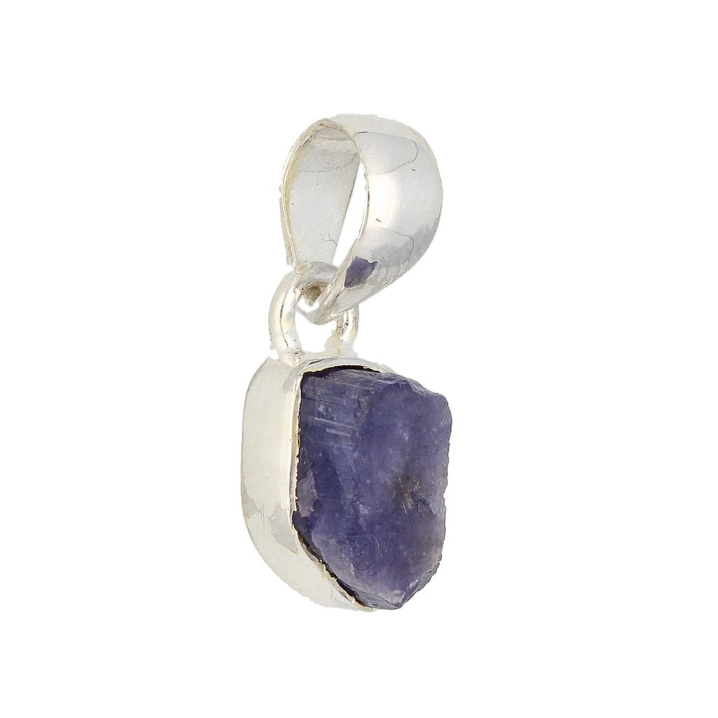 Buy your Nature's Treasures: Raw Tanzanite Sterling Silver Necklace online now or in store at Forever Gems in Franschhoek, South Africa