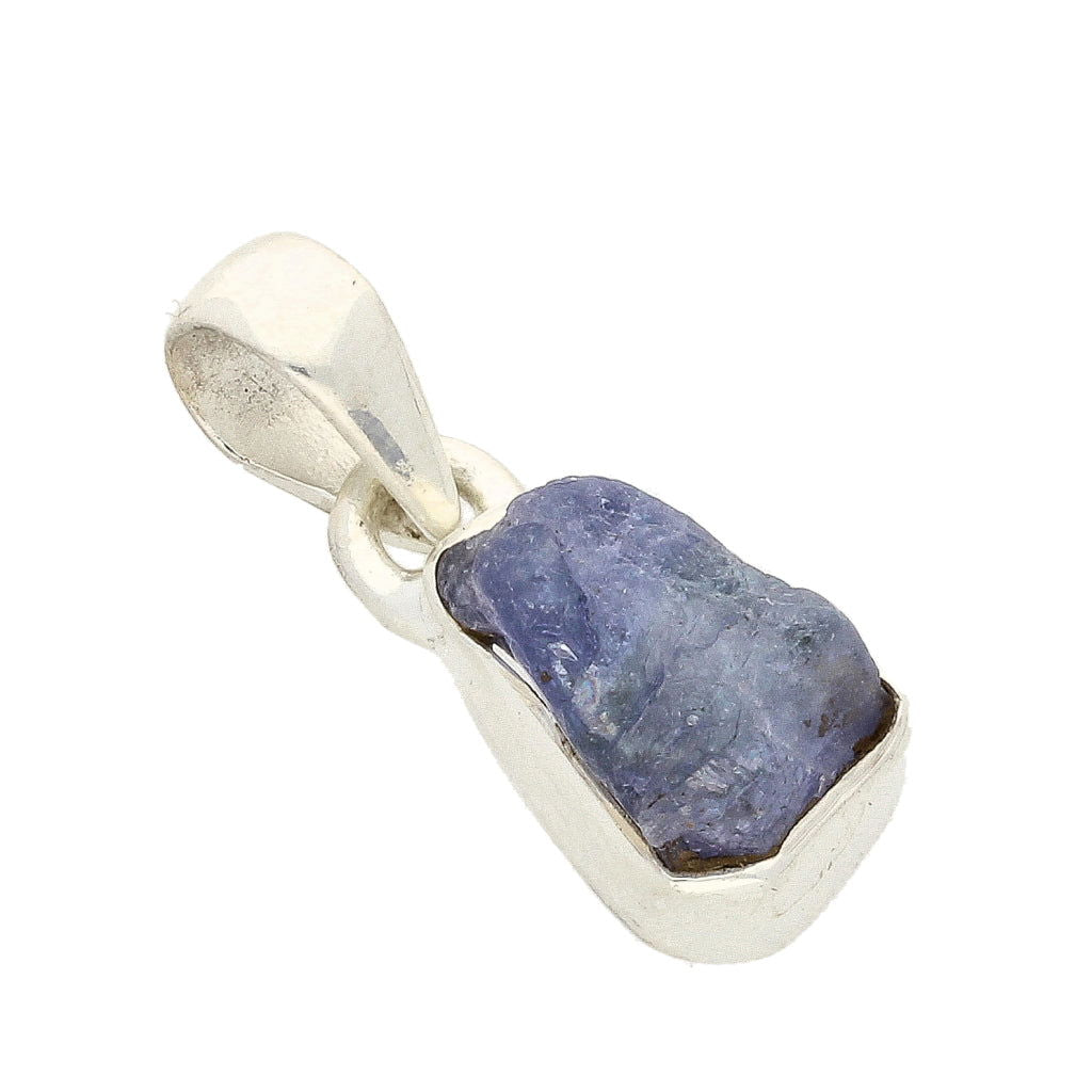 Buy your Nature's Treasures: Raw Tanzanite Sterling Silver Necklace online now or in store at Forever Gems in Franschhoek, South Africa