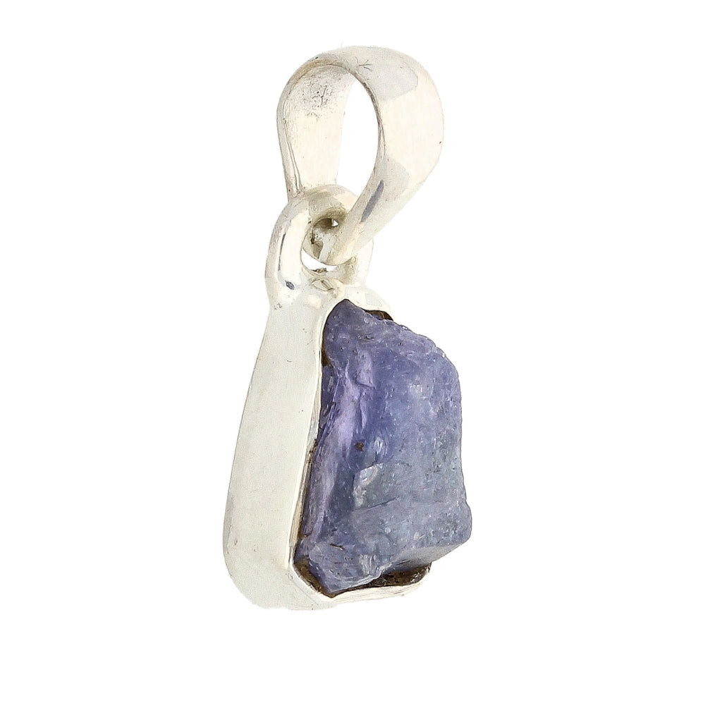 Buy your Nature's Treasures: Raw Tanzanite Sterling Silver Necklace online now or in store at Forever Gems in Franschhoek, South Africa