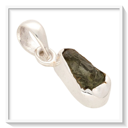 Buy your Out of This World: Moldavite Pendant on Sterling Silver Chain online now or in store at Forever Gems in Franschhoek, South Africa