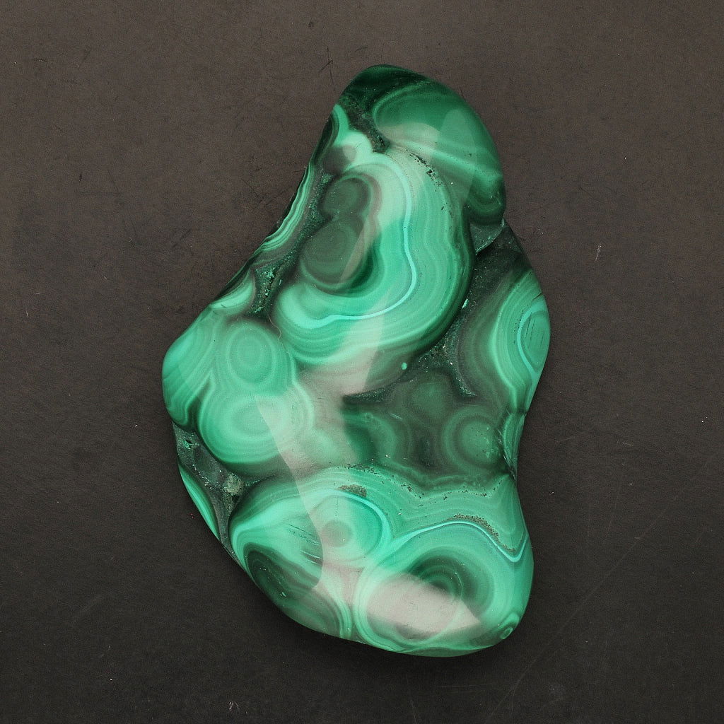 Buy your Polished Malachite: Congo's Mystical Green online now or in store at Forever Gems in Franschhoek, South Africa