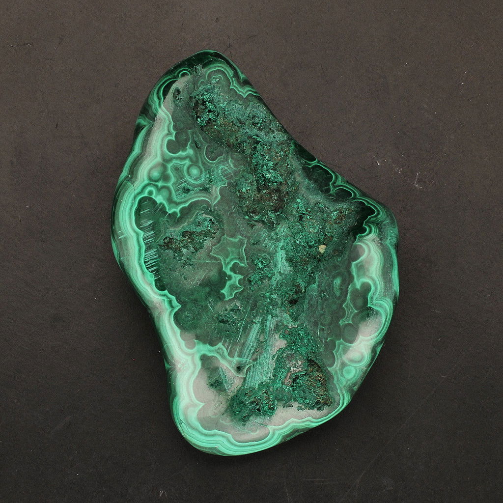 Buy your Polished Malachite: Congo's Mystical Green online now or in store at Forever Gems in Franschhoek, South Africa