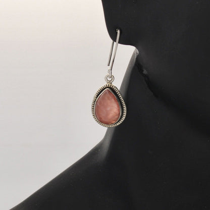 Buy your Rhodochrosite Sterling Silver Earrings online now or in store at Forever Gems in Franschhoek, South Africa