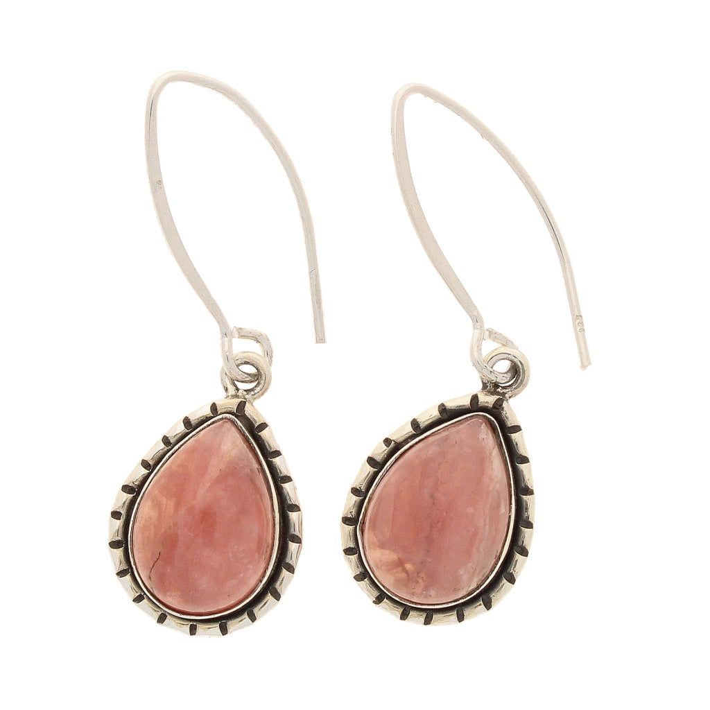 Buy your Rhodochrosite Sterling Silver Earrings online now or in store at Forever Gems in Franschhoek, South Africa