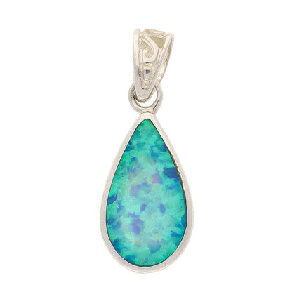 Buy your Secret Garden: Teardrop Synthetic Opal Necklace online now or in store at Forever Gems in Franschhoek, South Africa