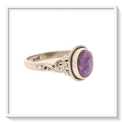 Buy your Siberian Dream Charoite Ring online now or in store at Forever Gems in Franschhoek, South Africa