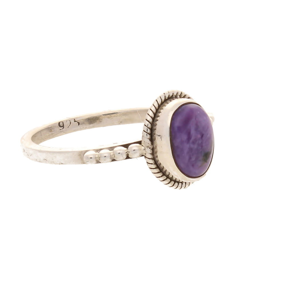 Buy your Siberian Dream Charoite Ring online now or in store at Forever Gems in Franschhoek, South Africa