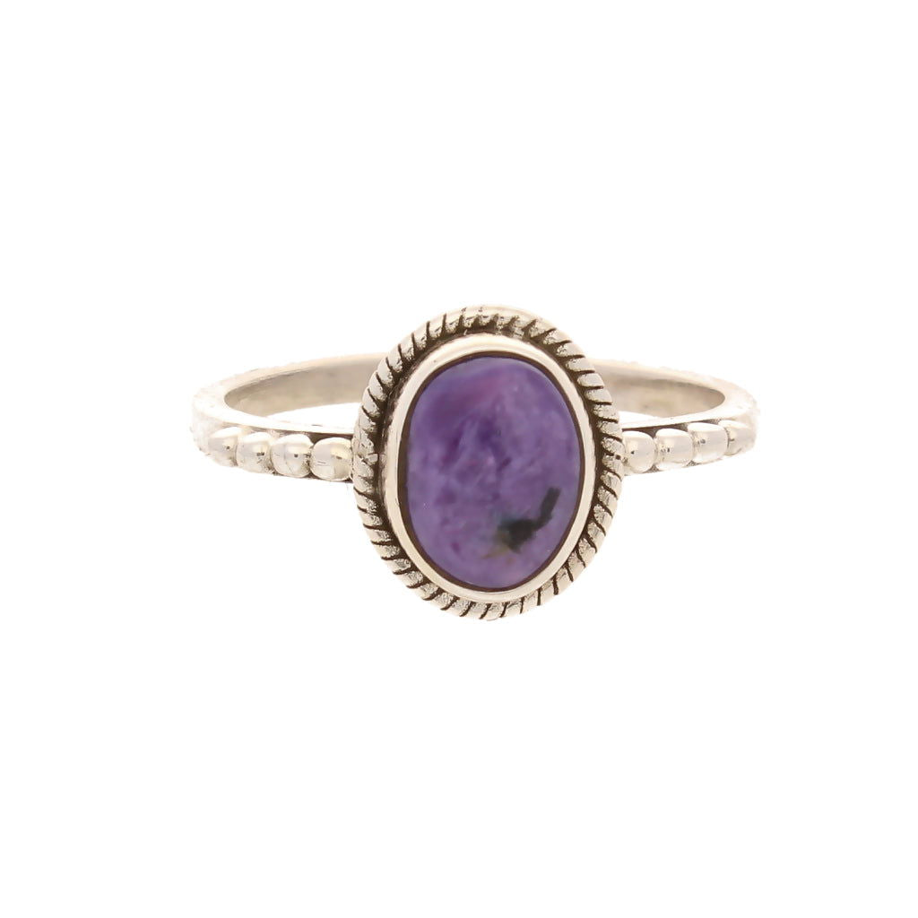 Buy your Siberian Dream Charoite Ring online now or in store at Forever Gems in Franschhoek, South Africa