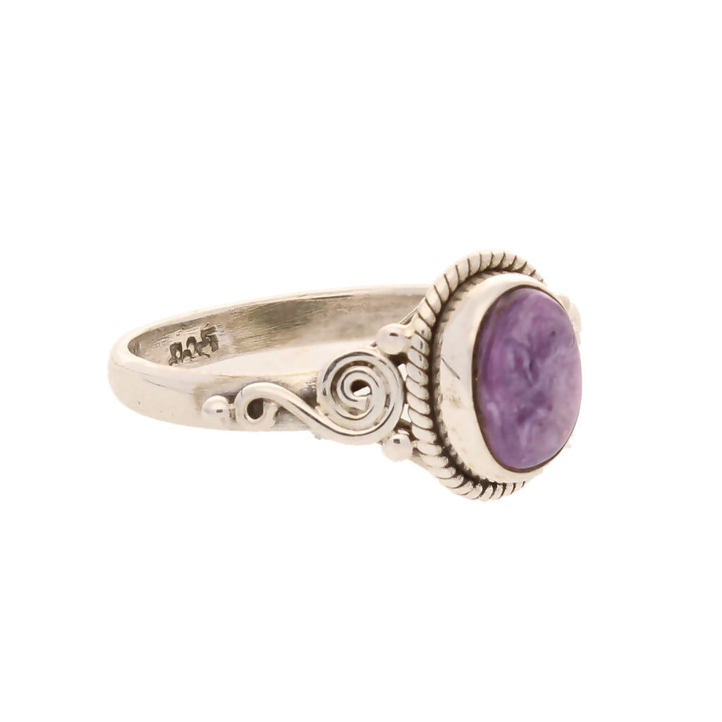 Buy your Siberian Dream Charoite Ring online now or in store at Forever Gems in Franschhoek, South Africa