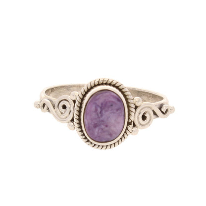 Buy your Siberian Dream Charoite Ring online now or in store at Forever Gems in Franschhoek, South Africa