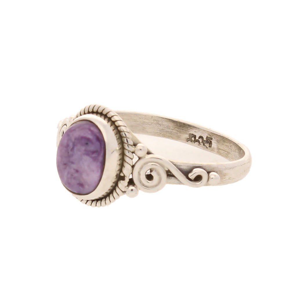 Buy your Siberian Dream Charoite Ring online now or in store at Forever Gems in Franschhoek, South Africa