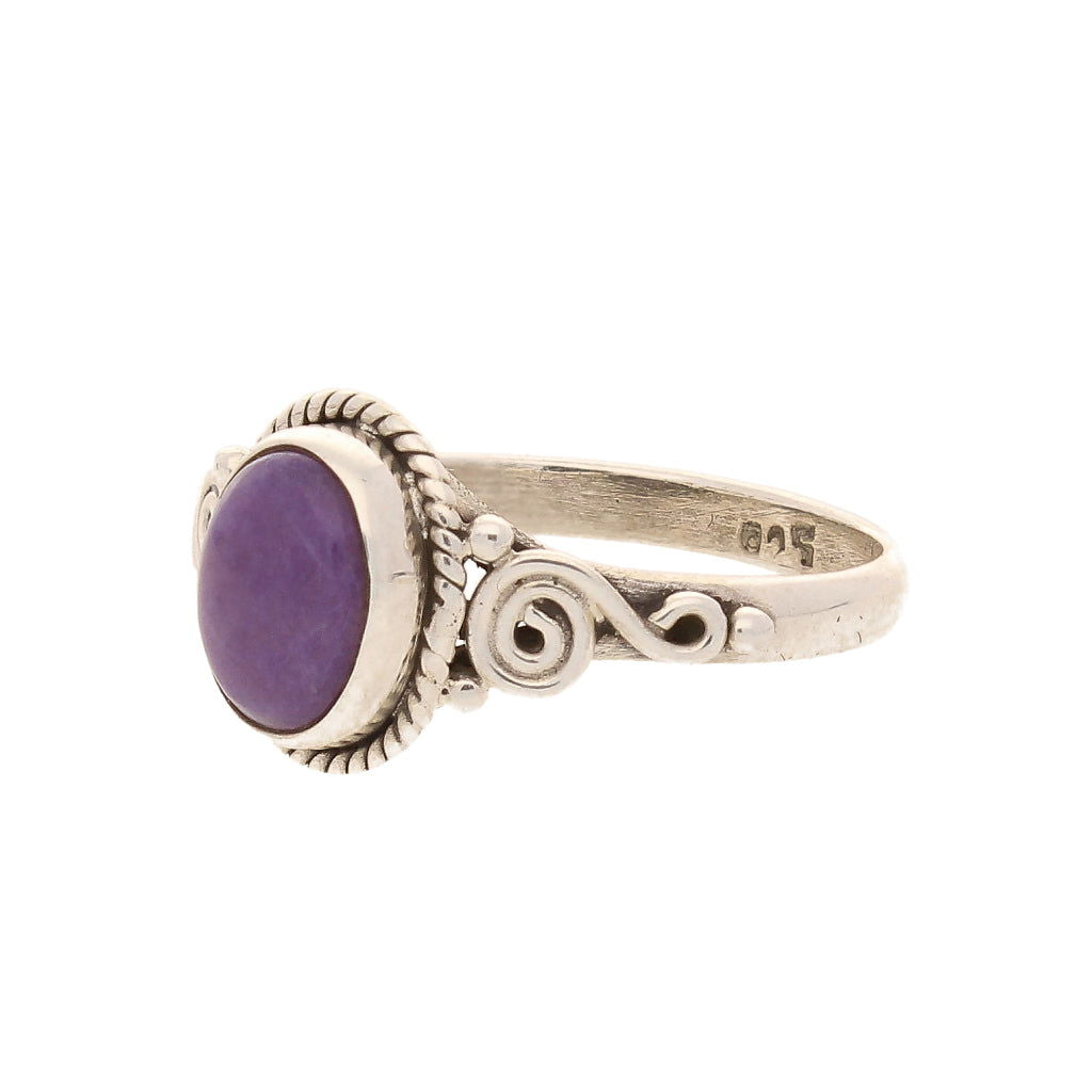 Buy your Siberian Dream Charoite Ring online now or in store at Forever Gems in Franschhoek, South Africa