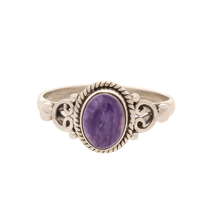 Buy your Siberian Dream Charoite Ring online now or in store at Forever Gems in Franschhoek, South Africa